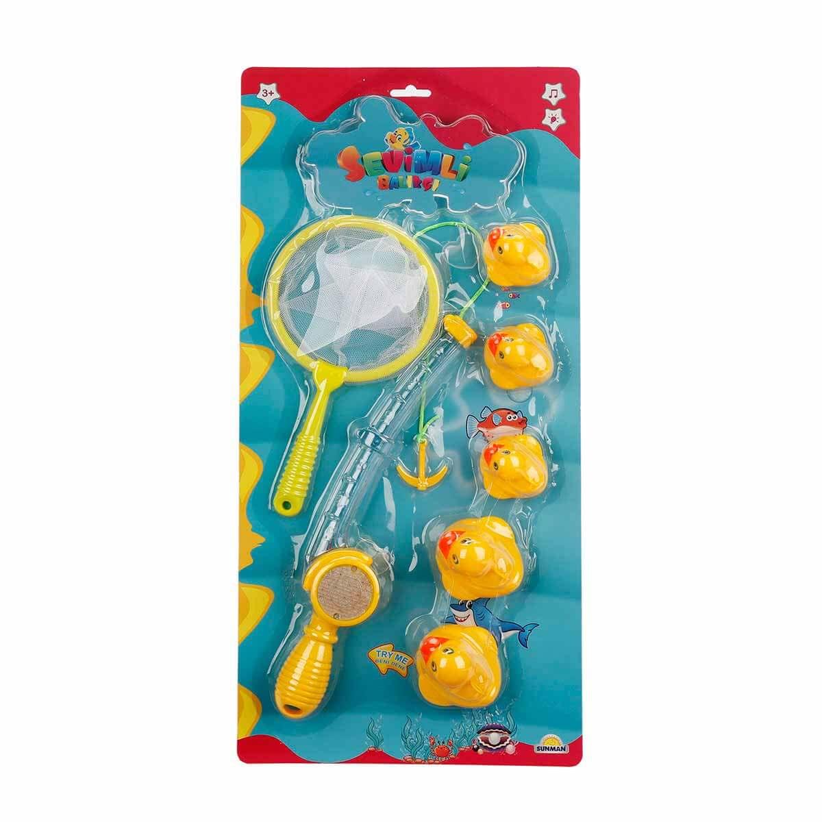 Sunman Oyuncak Sesli ve Işıklı Balık Olta Seti 00001948