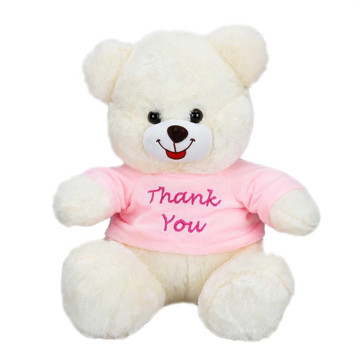 Sunman Oyuncak T-Shirtlü Oturan Peluş Ayı 38 Cm 01001507