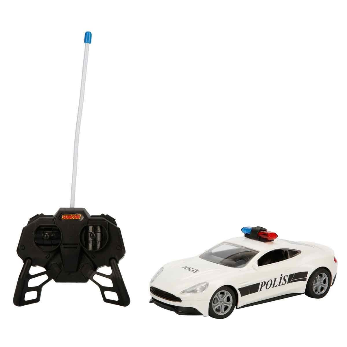 Sunman Oyuncak Uzaktan Kumandalı Suncon Işıklı Polis Arabası 21 cm 00020357