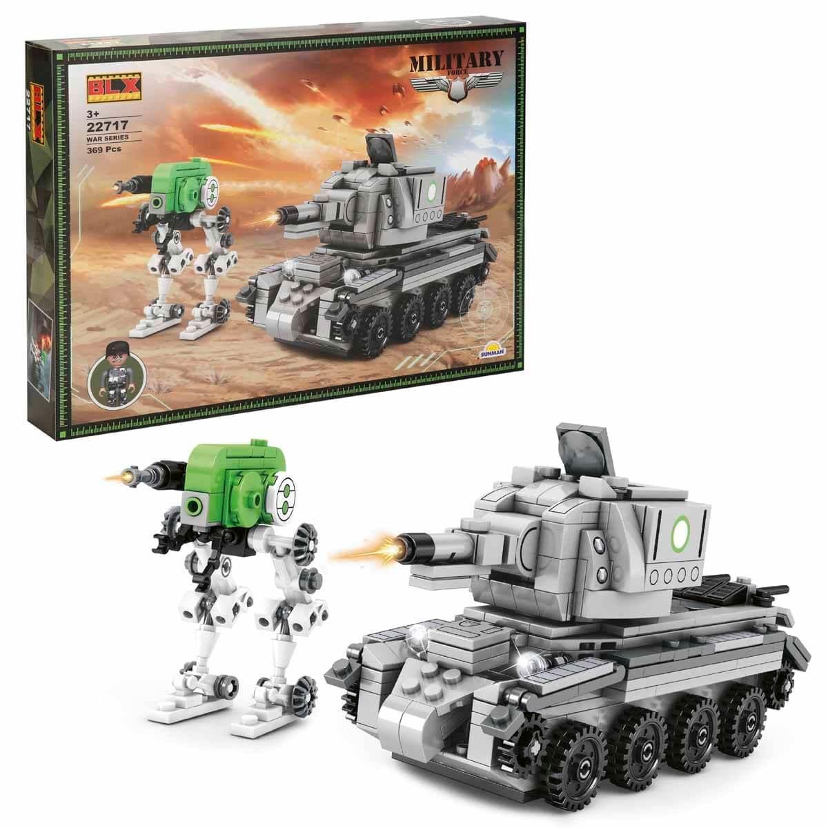 Sunman Oyuncak War Tank ve Robot 22717 369 Parça 00004406
