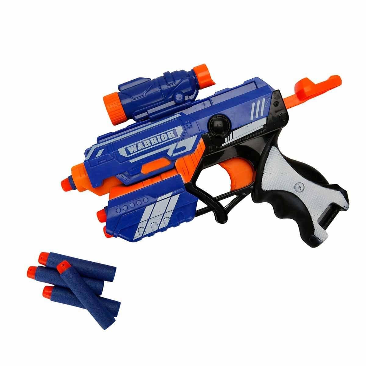 Sunman Oyuncak Zapp 10 Mermili Lazerli Sünger Dart Atan Silah 01003411