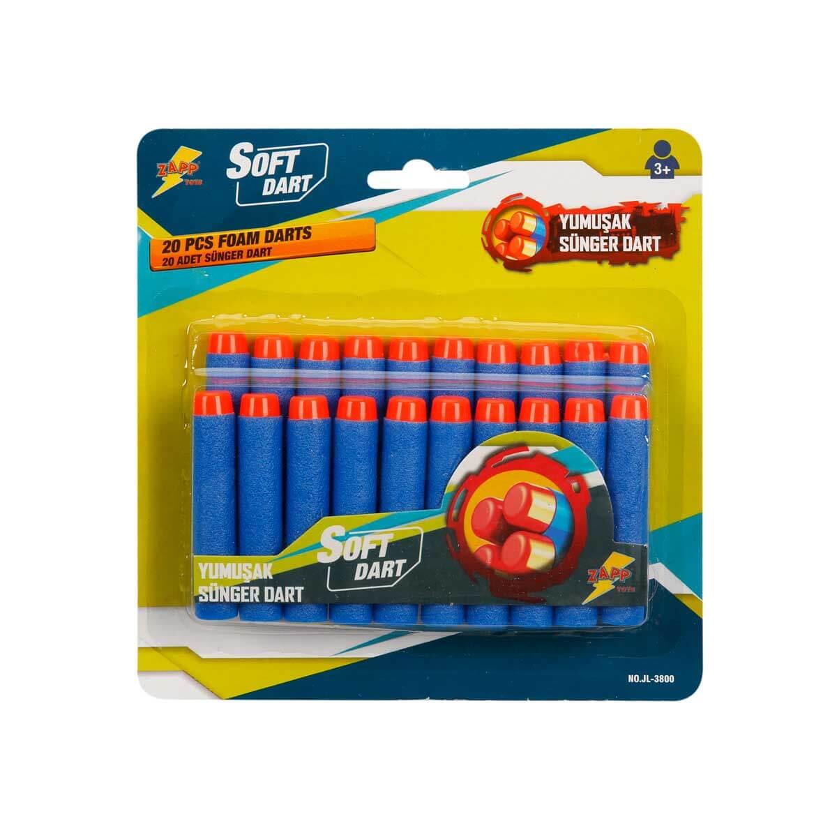 Sunman Oyuncak Zapp 20'li Yedek Sünger Dart 00001372
