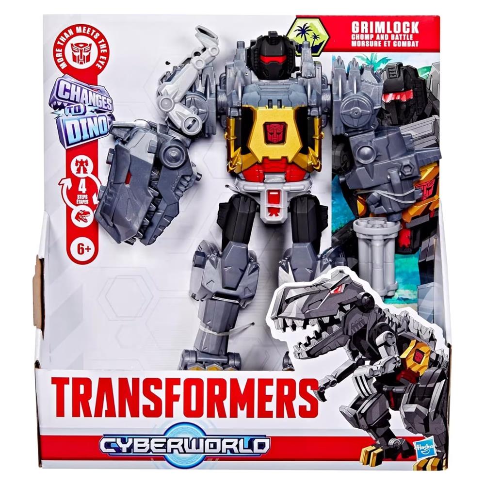 Transformers Cyberworld Grimlock Chomp And Battle Action Figure G0748