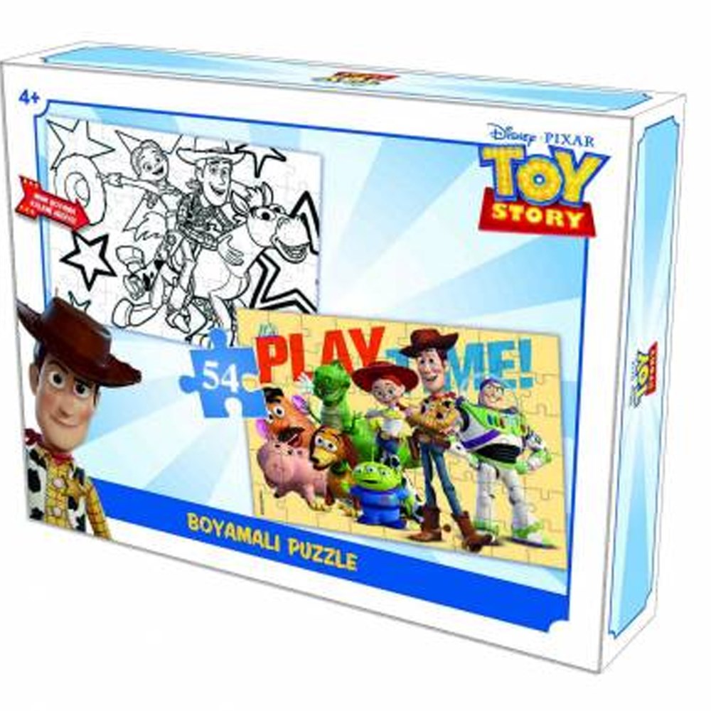 Trio Toy Story 54 Parça Boyamalı Puzzle