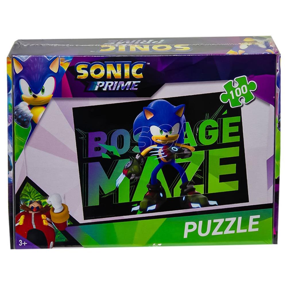 Utku Oyuncak Sonic 100 Parça Kutu Puzzle SO7875