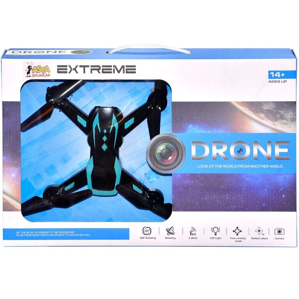 Uzaktan Kumandalı Kameralı LED Işıklı Extreme Drone 22098-885W