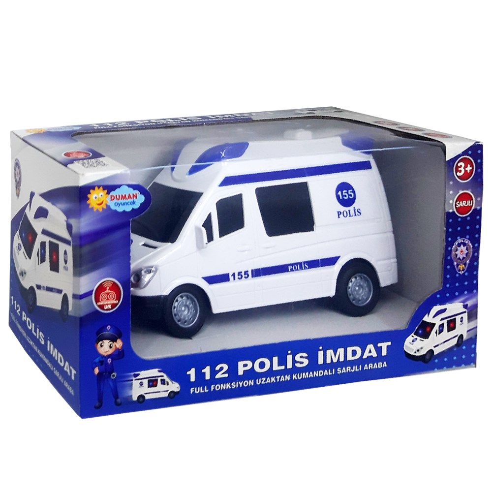 Uzaktan Kumandalı Şarjlı Full Fonksiyonlu Polis 20 Cm DMN345-240