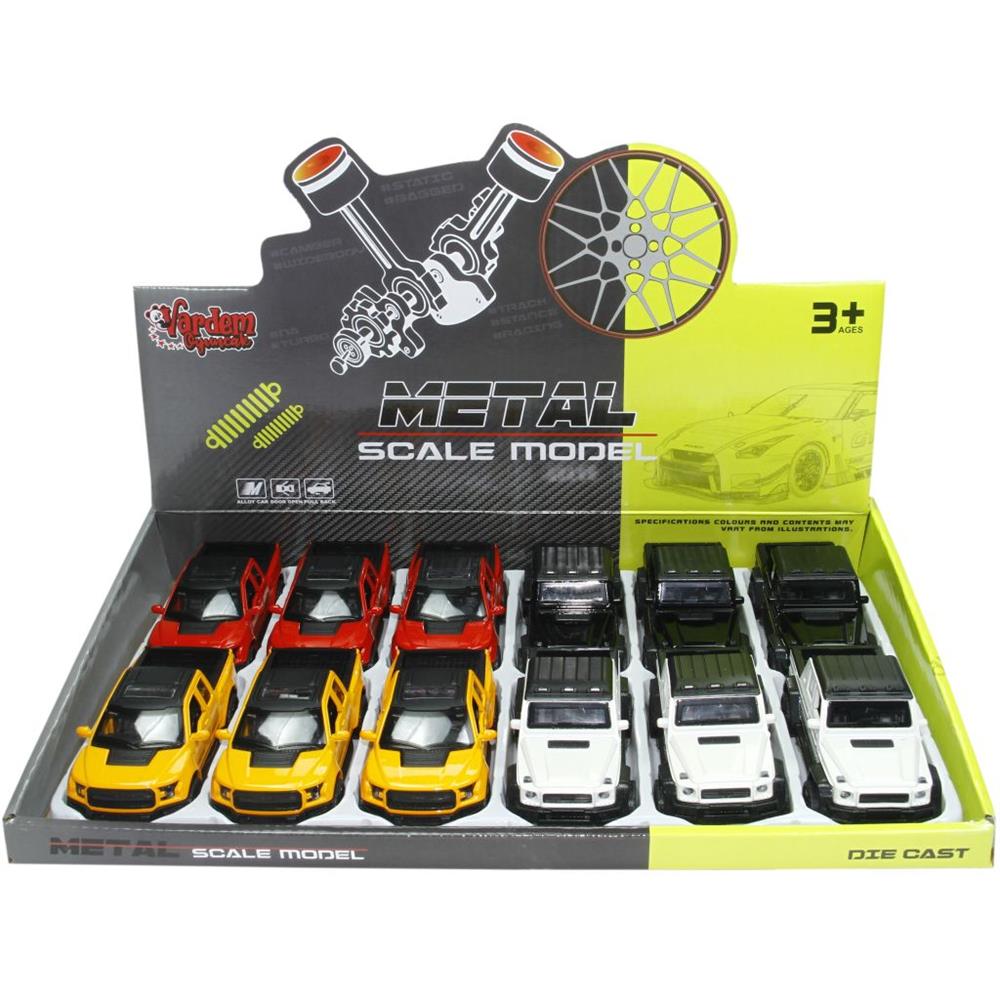 Vardem Oyuncak Çek Bırak 1:36 Metal Spor Araba KM-3631C
