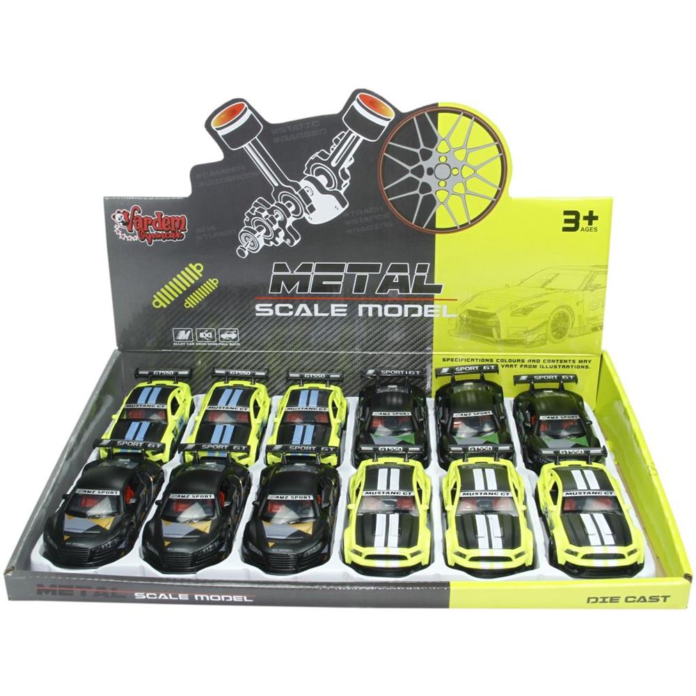 Vardem Oyuncak Çek Bırak 1:36 Metal Spor Araba KM-3682C