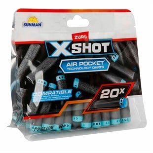 00036587 SUN-ZUR-X-SHOT SILAH AKS.EXCEL 20LI YEDEK PAKET