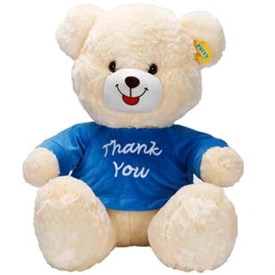 01001506 SUN-SABC-JNH-PFF-SK.PELUS AYI OTURAN TSHIRTLU THANK YOU 60CM.2R.