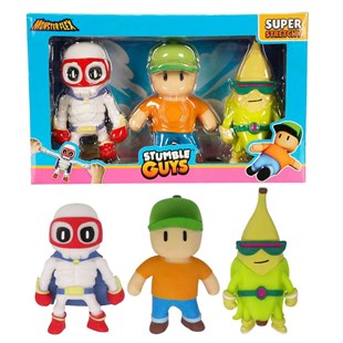 01061101 SUN-DMX-FIGUR SET STRETCH MONSTERFLEX SUPER ESNEK STUMBLE GUYS WAVE-2 (SGUY)
