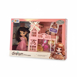 DMN671-2E KUT.YATAK ODALI 15CM PRENSES BEBEK