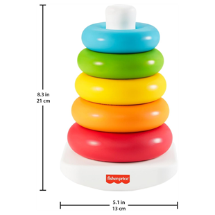 GRF09 FISHER PRICE DOGA DOSTU RENKLI HALKALAR