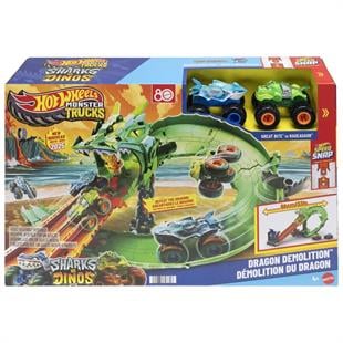 Hot Wheels Monster Trucks Ejderha Yıkım Oyun Seti JFR06