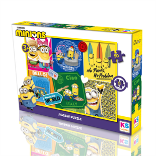 MO709 MINIONS 50 PARCA LISANSLI PUZZLE