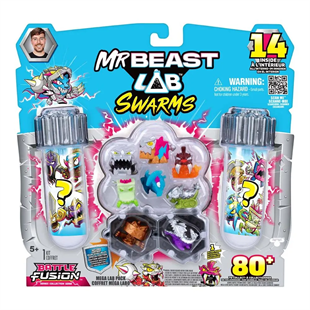 Mr.Beast Lab Swarms Hyper Fusion Serisi 14'lü Figür Paketi 01000