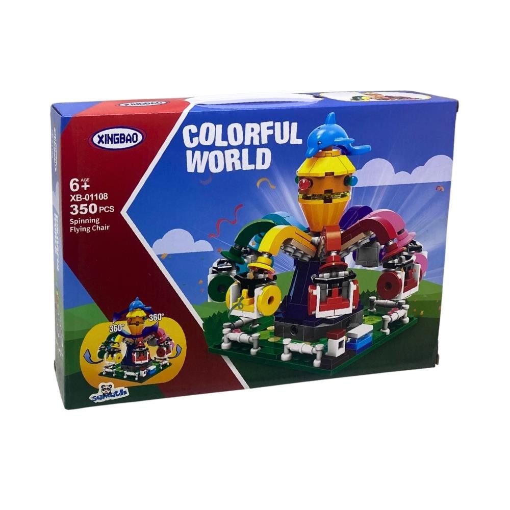 Samatlı Oyuncak Lunapak Ahtapot Eğitici Blok Yapım Seti 350 Parça