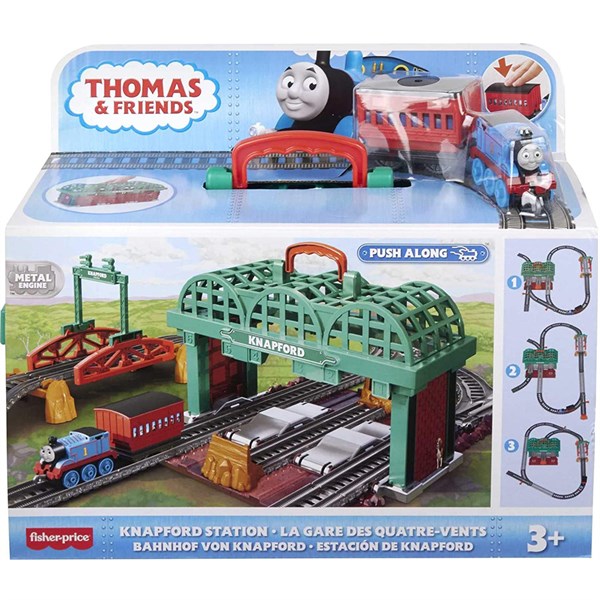 Thomas ve Arkadaşları Tren Figürlü Knaqford İstasyonu Taşınabilir Oyun Seti  HGX63 Toptan Oyuncak Fiyatı | Samatlı Online B2B