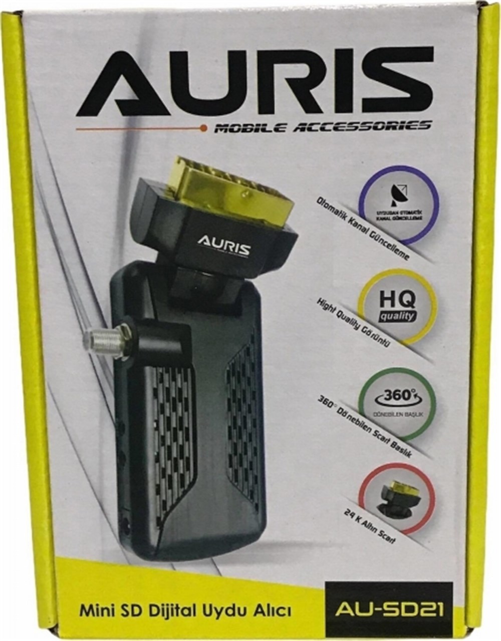 Auris Au-Sd21 Mini Sd Dijital Scart Uydu Alıcısı