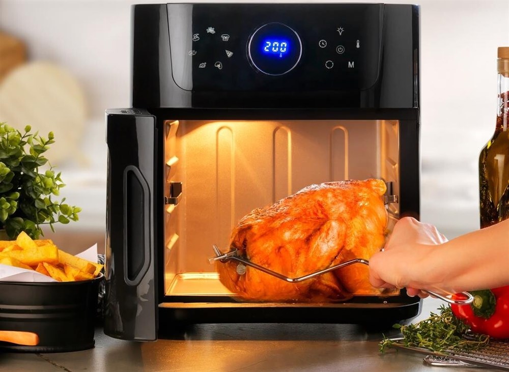 Schafer Fit Oven Airfryer Sıcak Hava Fritözü ve Fırın - Siyah