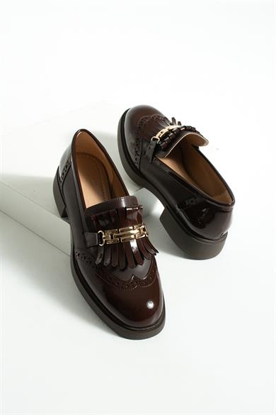 Kadın Püsküllü Günlük Loafer Corvia - Kahverengi