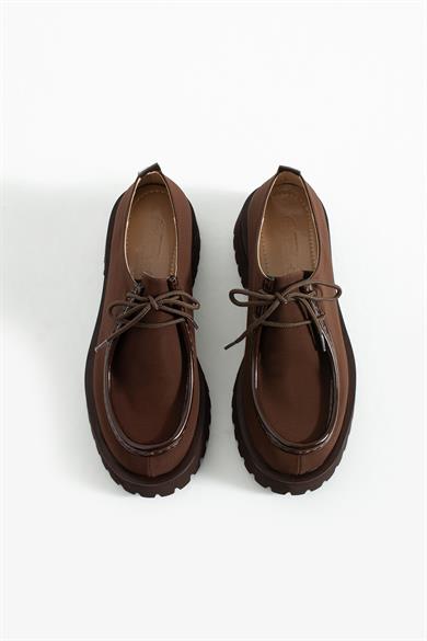 Kadın Yüksek Taban Loafer Arden - Kahverengi