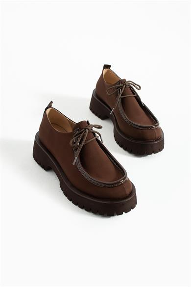 Kadın Yüksek Taban Loafer Arden - Kahverengi