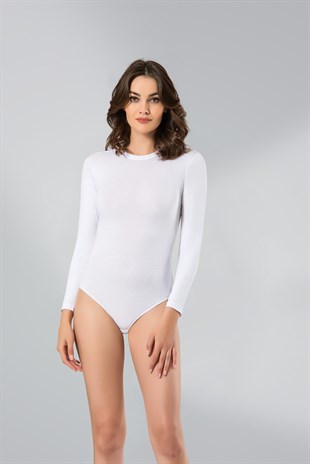 ELASTAN BASİK BODY UZUN KOLLU