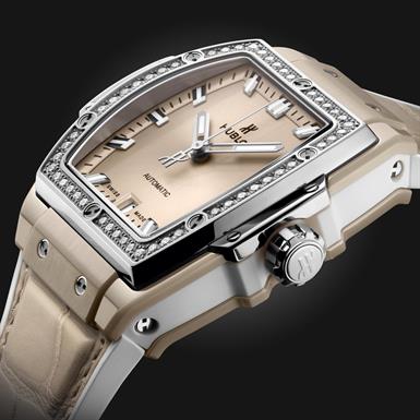 Hublot Spirit of Big Bang Beige Ceramic Titanium Diamonds