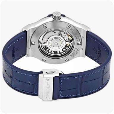 Hublot Classic Fusion Titanium Blue Diamonds