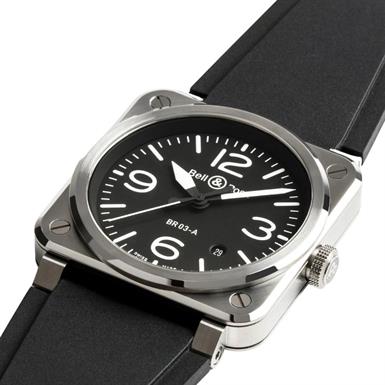 Bell & Ross Instruments BR 03 AUTO BLACK STEEL