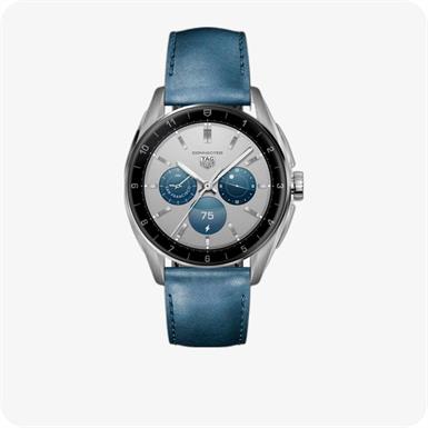 TAG Heuer Connected TAG Heuer Connected Calibre E4 Metallic Blue Leather