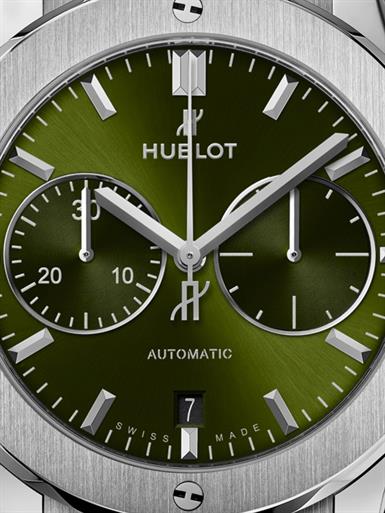 Hublot Classic Fusion Chronograph Titanium Green