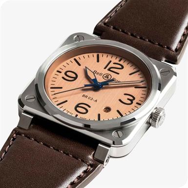 Bell & Ross Instruments BR03 AUTO BEIGE & BLUE STEEL