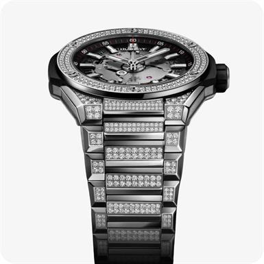 Hublot Big Bang Integrated Time Only Titanyum Pavé