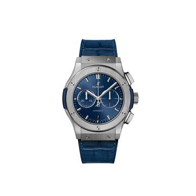 Hublot Classic Fusion Chronograph Titanyum Blue