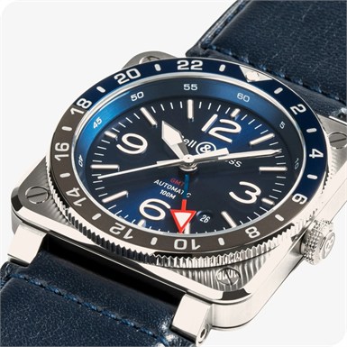 Bell & Ross Instruments BR 03-93 GMT BLUE