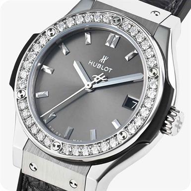 Hublot Classic Fusion Racing Grey Titanyum Diamonds