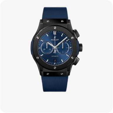 Hublot Classic Fusion Ceramic Blue Chronograph