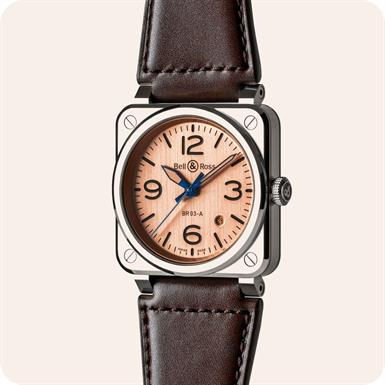 Bell & Ross Instruments BR03 AUTO BEIGE & BLUE STEEL