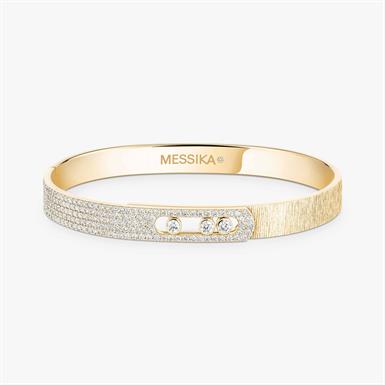 Messika MOVE NOA Move Noa Ciselé half pavé bangle