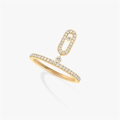 Messika Move Uno pavé drop ring