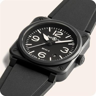 Bell & Ross Instruments BR 03 AUTO BLACK MATTE CERAMIC