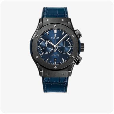 Hublot Classic Fusion Ceramic Blue Chronograph