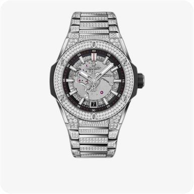 Hublot Big Bang Integrated Time Only Titanyum Pavé