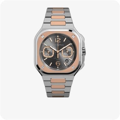 Bell & Ross Urban BR-05 Chrono Grey Steel & Gold