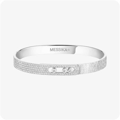 Messika MOVE NOA Move Noa Ciselé half pavé bangle