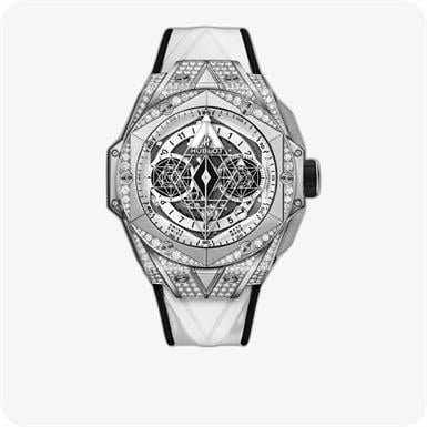 Hublot Big Bang Sang Bleu II Titanyum White Pavé