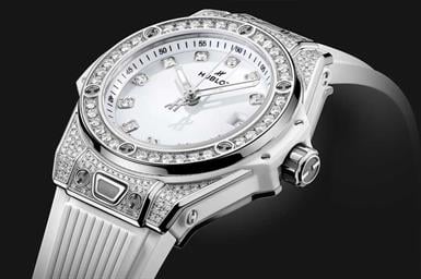 Hublot Big Bang One Click Steel White Pavé